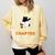 Just One More Chapter Fun Cat Coffee Reading Book Premium Tri-Blend Comfort Colors Sweatshirt Blue Spruce