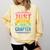 JUST ONE MORE CHAPTER Fun Reading Book Lover Comfort Colors Sweatshirt Blue Spruce