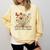Just One More Chapter Open Book Flowers Comfort Colors Sweatshirt Blue Spruce