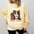 Kawaii Feline Book Reading Read Books Pet My Calico Cat Men Women Comfort Colors Sweatshirt Blue Spruce