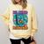 Be Kind Rewind 90s VHS Nostalgia Retro Comfort Colors Sweatshirt Blue Spruce Be Kind Rewind 90s VHS Nostalgia Retro Comfort Colors Sweatshirt Blue Spruce