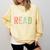 Let's Read Book Nerd Reading Book Lover Librarian Teacher Comfort Colors Sweatshirt Blue Spruce Let's Read Book Nerd Reading Book Lover Librarian Teacher Comfort Colors Sweatshirt Blue Spruce