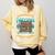 Librarian Book Lover Library Librarian Comfort Colors Sweatshirt Blue Spruce