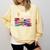 Librarian I'm Okay Book Reader Library Book Comfort Colors Sweatshirt Blue Spruce