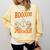 Library Halloween Book Lover Ghost With Books Comfort Colors Sweatshirt Blue Spruce