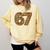 Literary 67 Bookshelf Six Seven Reading Meme Comfort Colors Sweatshirt Blue Spruce
