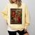 Little Women Book Cover Comfort Colors Sweatshirt Blue Spruce