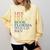 Live Life Like a Book Florida Would Ban LGBTQ Rainbow Flag Comfort Colors Sweatshirt Blue Spruce
