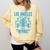 Los Angeles Hotrods Automotive Nostalgia Premium Tri-Blend Comfort Colors Sweatshirt Blue Spruce
