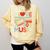 I Love 90's Music Retro Style Nostalgia Cassette 1990s Party Premium Tri-Blend Comfort Colors Sweatshirt Blue Spruce