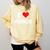 I Love Horror Heart Movies TV Show Books Writing Read Comfort Colors Sweatshirt Blue Spruce