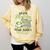 Matcha Green Tea Latte Drink Matcha Read Books Be Happy Comfort Colors Sweatshirt Blue Spruce