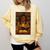 Melanin Girl Locs Book Lover Librarian Teacher Student Comfort Colors Sweatshirt Blue Spruce