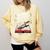 Murder Mystery And a Cup Of Tea Book Humor Comfort Colors Sweatshirt Blue Spruce