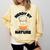Nerdy By Nature Chibi Cute Book Lover Comfort Colors Sweatshirt Blue Spruce