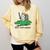 Next Stop Library Reading Book Comfort Colors Sweatshirt Blue Spruce
