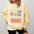 Be Nice To Me I'm From The 1900s Comfort Colors Sweatshirt Blue Spruce