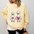 How Many Nights Reading Goose Book Lover Reader Comfort Colors Sweatshirt Blue Spruce