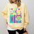 I Have No Idea What This Is Retro 70's 80's 90's Nostalgia Premium Tri-Blend Comfort Colors Sweatshirt Blue Spruce
