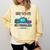 No Wi-Fi No Problem – Retro Dial Up Tech Nostalgia Comfort Colors Sweatshirt Blue Spruce