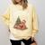 North Pole Book Club Gingerbread Christmas Reading Comfort Colors Sweatshirt Blue Spruce