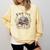 North Pole Book-Club Hot Cocoa Served Daily Christmas Book Comfort Colors Sweatshirt Blue Spruce