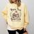 North Pole Book Club Hot Cocoa Served Daily Librarian Xmas Comfort Colors Sweatshirt Blue Spruce