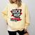 Nostalgia 1950s Sock Hop Dance Comfort Colors Sweatshirt Blue Spruce
