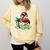 Nostalgia Holiday Tees -Adult Christmas Flamingo Small Short Sleeve Crew Neck Cotton Polyester Lightweight Ribbed Cuff Winter Comfort Colors Sweatshirt Blue Spruce