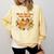 We Do Not Care Club WDNC Reading Book Boho Floral Comfort Colors Sweatshirt Blue Spruce