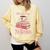 Not Today I'm Booked Book Lover Book Stack Coquette Bow Comfort Colors Sweatshirt Blue Spruce