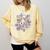 Octopus Book Reader Comfort Colors Sweatshirt Blue Spruce