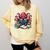 Octopus Reading Book Coffee Lover Bookaholic Bookworm Reader Comfort Colors Sweatshirt Blue Spruce