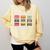 Old School Playlist Nostalgia Vibes Cassette Comfort Colors Sweatshirt Blue Spruce