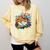 Open Book With Colorful Floral Reading Magic Comfort Colors Sweatshirt Blue Spruce