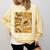 Orange Comic Book Orange Color Graphic Premium Tri-Blend Comfort Colors Sweatshirt Blue Spruce