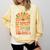 BE PATIENT I'M FROM THE 1900s FUNNY GROOVY Comfort Colors Sweatshirt Blue Spruce BE PATIENT I'M FROM THE 1900s FUNNY GROOVY Comfort Colors Sweatshirt Blue Spruce