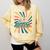 BE PATIENT I'M FROM THE 1900s RETRO SUNSET 90s 80s 70s Comfort Colors Sweatshirt Blue Spruce