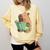 Pet Capybara Is Reading Library Capy Word Book Day Teacher Men Women Kids Comfort Colors Sweatshirt Blue Spruce