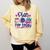 Plan For Today Coffee Yarn Books Sewing Knitter Knitting Comfort Colors Sweatshirt Blue Spruce
