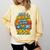 Please Be-Patient I'm From The 1900S Retro Sarcastic Saying Comfort Colors Sweatshirt Blue Spruce