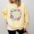 Please Be Patient With Me I'm From The 1900s 90s Women Comfort Colors Sweatshirt Blue Spruce