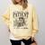 Please Be Patient I'm From The 1900s Boomer Meme Print Premium Comfort Colors Sweatshirt Blue Spruce