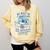 Please Be Patient With Me I'm From The 1900s Cassette Retro Comfort Colors Sweatshirt Blue Spruce
