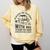 Please Be Patient With Me I'm From The 1900s Funny Train Comfort Colors Sweatshirt Blue Spruce