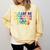 Please Be Be Patient With Me I'm From The 1900s Hippie Comfort Colors Sweatshirt Blue Spruce