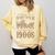 Please Be Patient I'm From The 1900s Mom Dad Men Women Comfort Colors Sweatshirt Blue Spruce