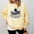 Please Be Patient With Me I'm From The 1900s Oxen And Wagon Comfort Colors Sweatshirt Blue Spruce
