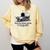 Please Be Patient With Me I'm From The 1900s Oxen And Wagon Premium Comfort Colors Sweatshirt Blue Spruce
