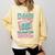Please Be Patient With Me I'm From The 1900s Retro Cassette Comfort Colors Sweatshirt Blue Spruce